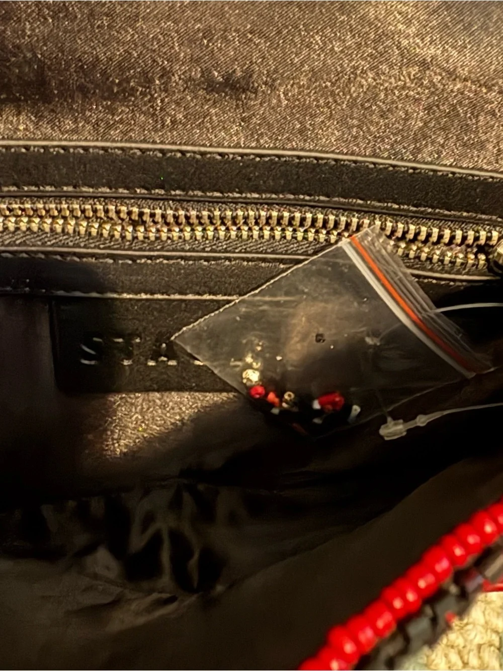 New Staud lobster beaded Tommy bag